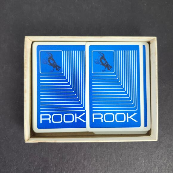 Parker Brothers Vintage Rook Card Game 1972 Blue Box Edition Instruction Book - Picture 7 of 7